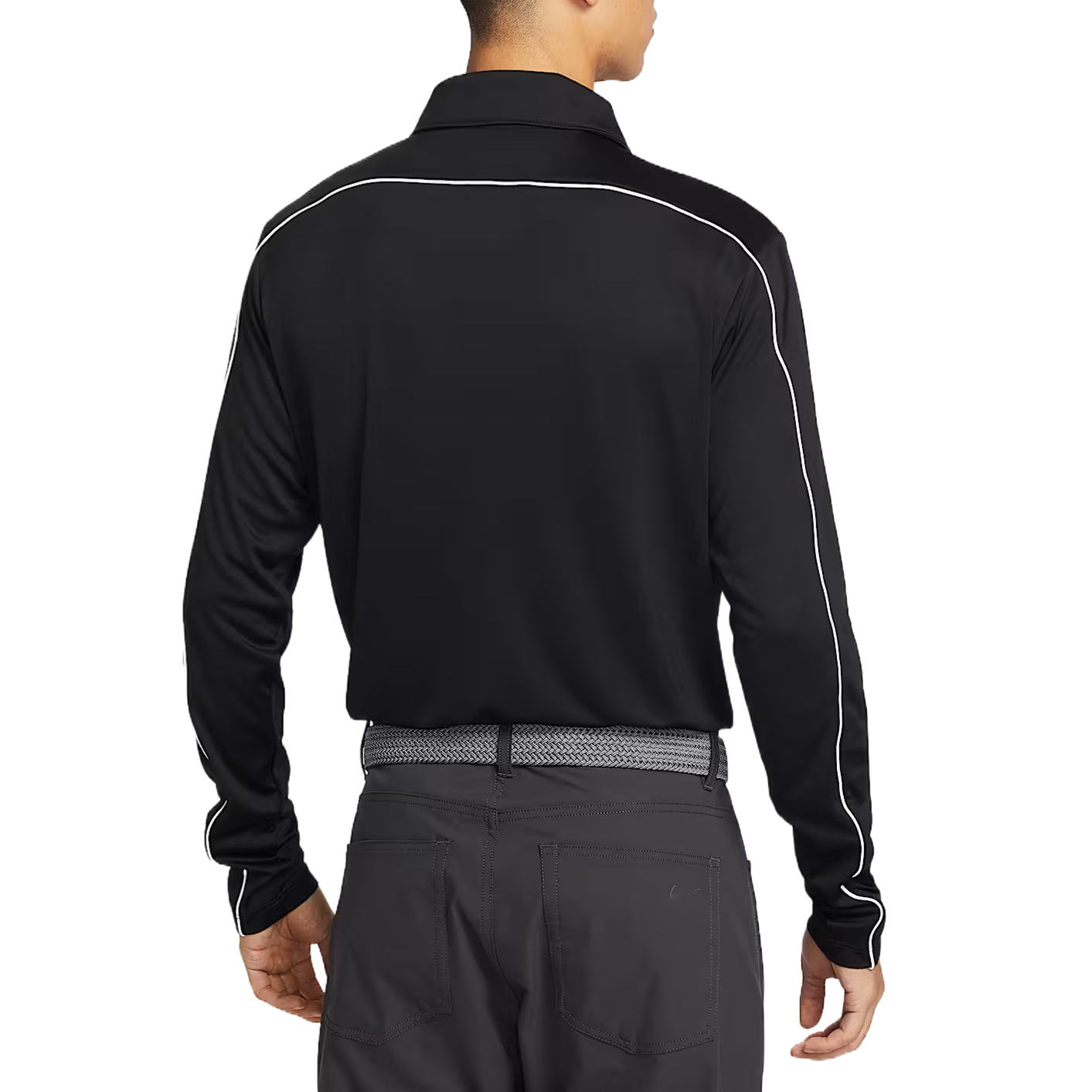 Dri Fit одежда для гольфа мужская Nike, черный/белый/черный — фото 3