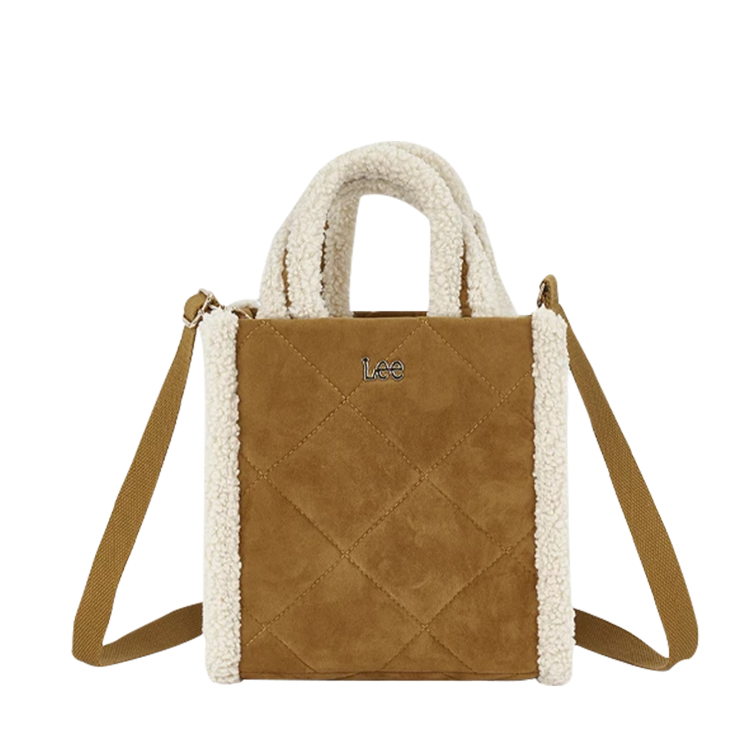 

Тканевая сумка кросс-боди Regular женская caramel Lee, Caramel