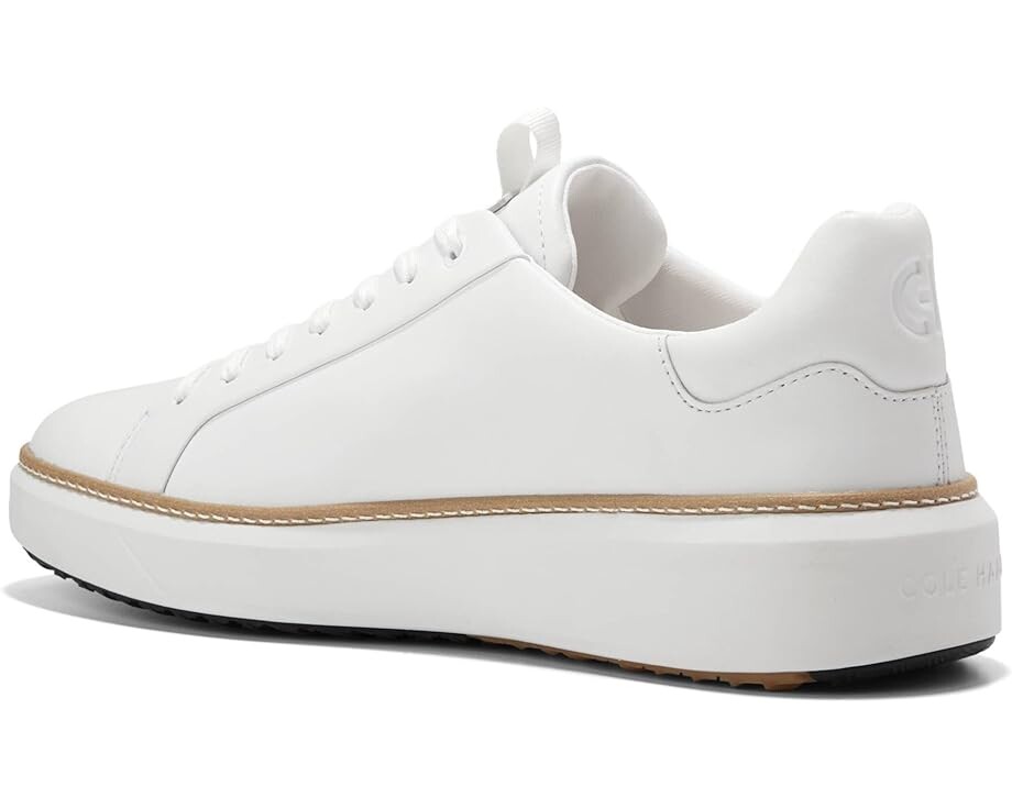 Кроссовки Cole Haan Grandpro Ashland Golf, цвет Optic White/Natural/Optic White — фото 4