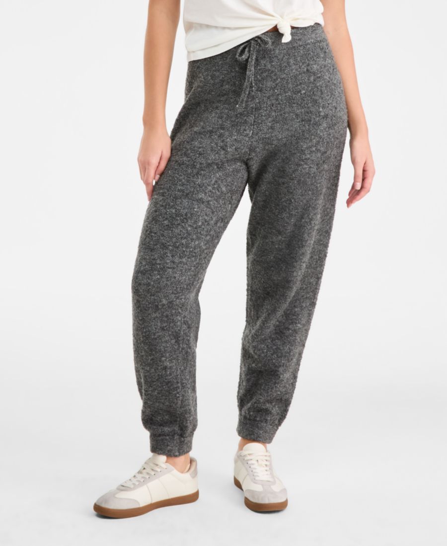 Женские уютные спортивные брюки-свитер, эксклюзивно от Macy's On 34th, Medium Grey Heather — фото 2