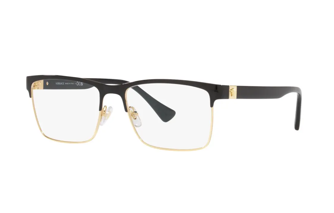 

VERSACE Квадратные очки, Black