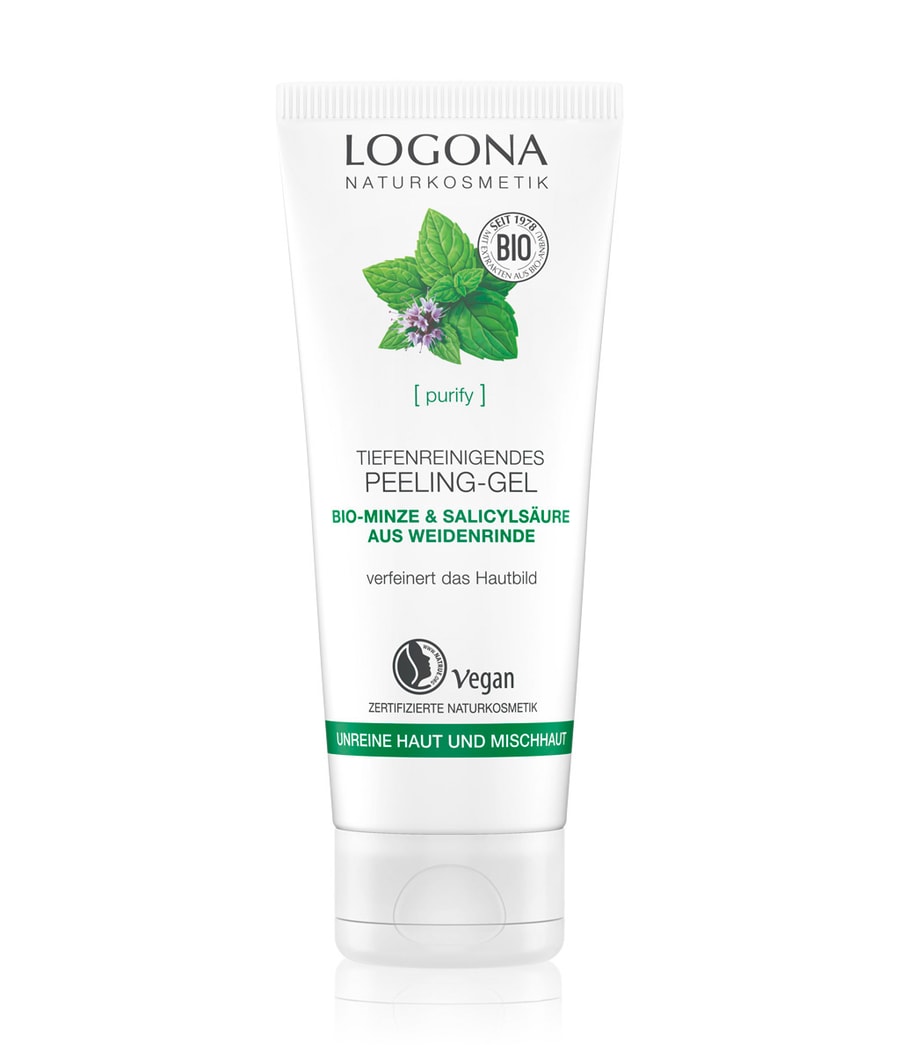

Скраб для лица Logona Bio-Minze & Salicylsäure Tiefenreinigend, 100 ml