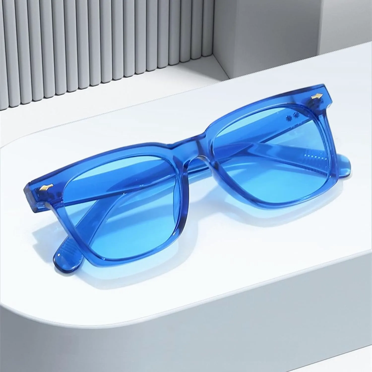 

Солнцезащитные очки с защитой от УФ-излучения UV400 | Легкая оправа | Для женщин и мужчин | Для занятий спортом на открытом воздухе и вождения DSVIGF, Blue