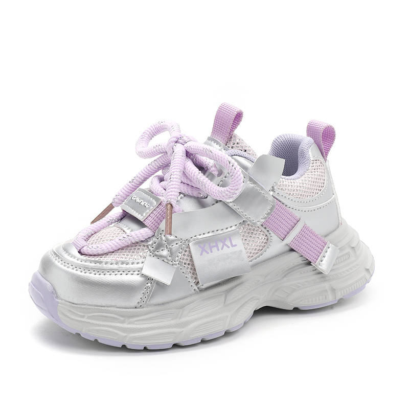 

Нескользящие амортизаторы с износостойкими свойствами. Низкие детские кроссовки для повседневной носки. JIAFEIMAO, фиолетовый