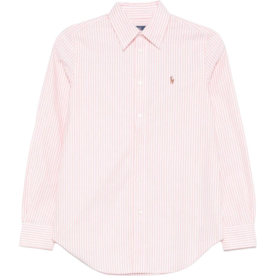 

Полосатая рубашка Polo Ralph Lauren, розовый