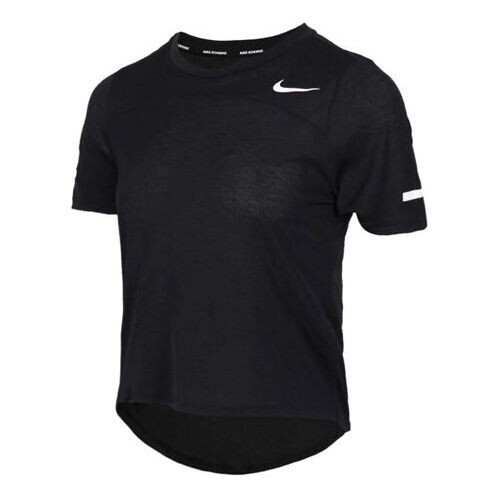 

Футболка icon clash dri fit быстросохнущие дышащие беговые с коротким рукавом Nike, черный
