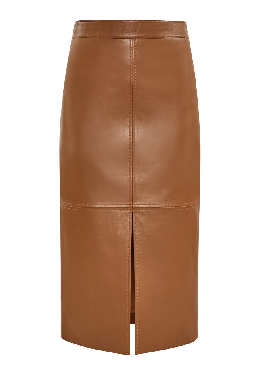 

Кожаная юбка DreiMaster Klassik Skirt, коричневый