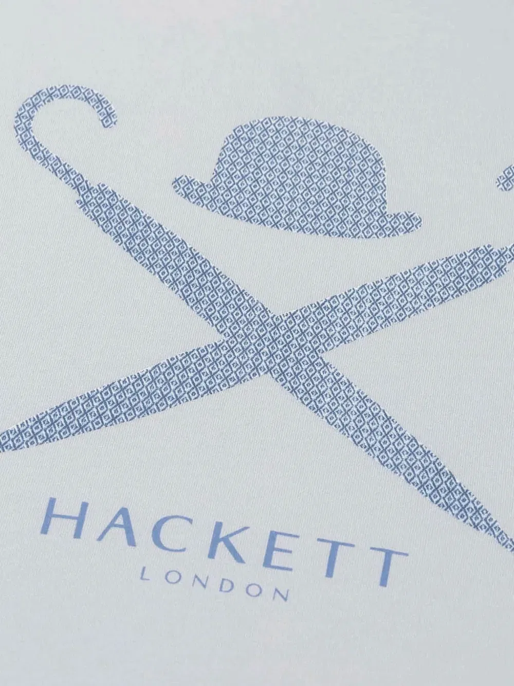 Футболка с графическим принтом Hackett Kids, синий — фото 2