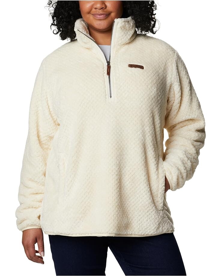 

Куртка Columbia Fire Side Sherpa 1/4 Zip, цвет Chalk