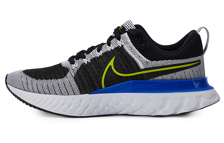 

Nike React Infinity Run Flyknit 2 Черный Белый Гонщик Синий Кибер