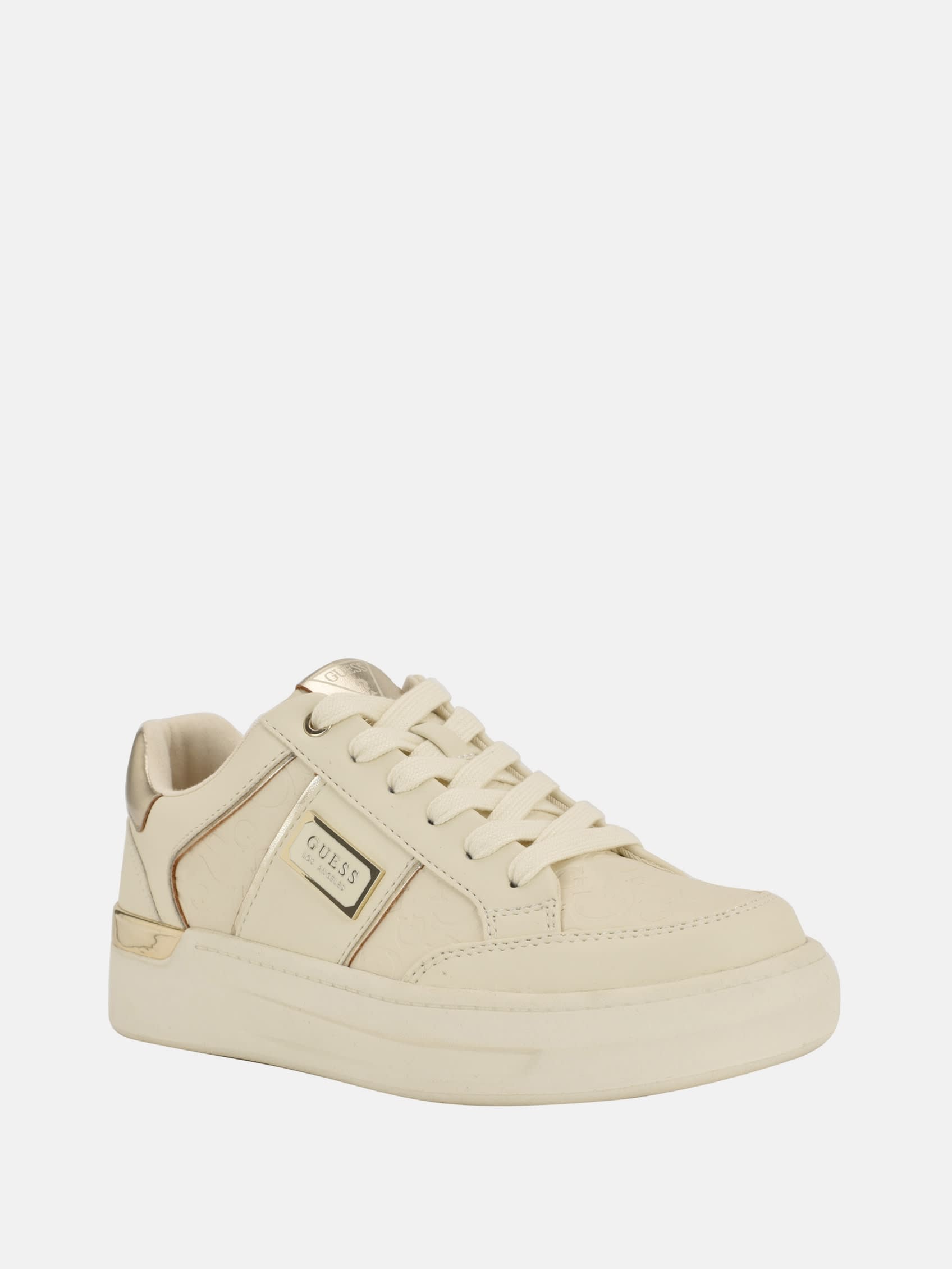 Орвин низкие кроссовки Guess Factory, кремовый