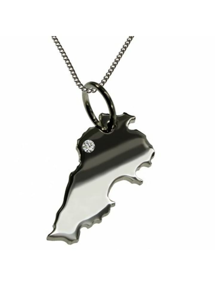 

Schmuckador Цепочка 50 см + Ливан с бриллиантом из серебра 925 пробы