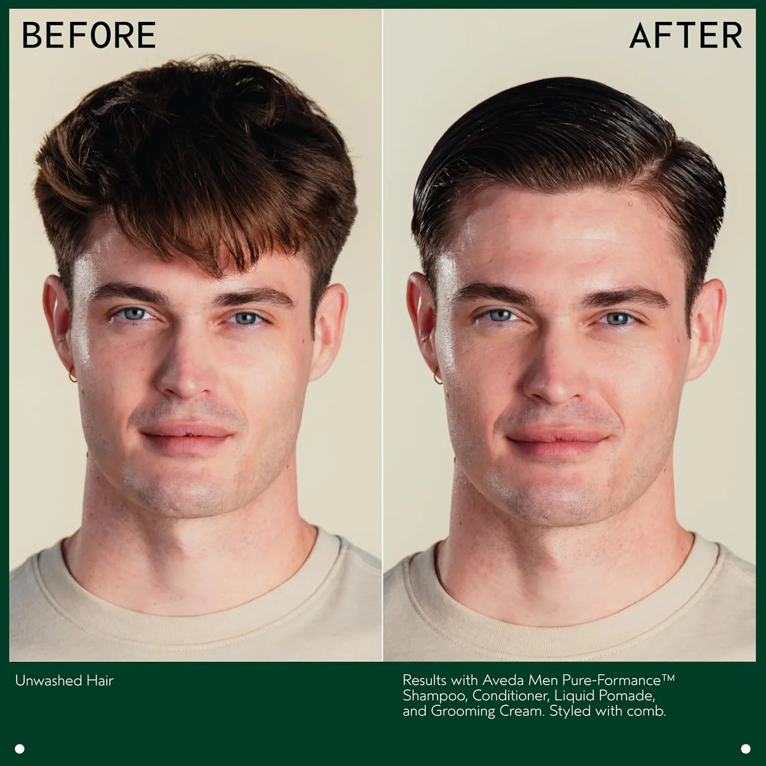 Крем для укладки волос Aveda Men Pure-Formance | Средняя фиксация | Кондиционирует, контролирует укладку, увлажняет и придает блеск | 94% натуральных ингредиентов, 120 мл — фото 4