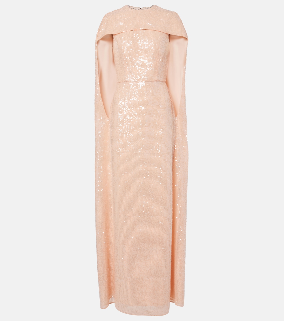 

Платье из шифона с пайетками Erdem, Cloud Pink