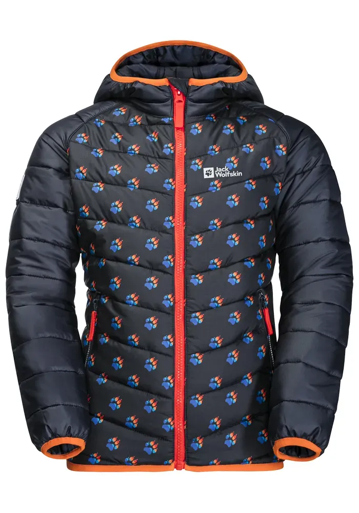 

Зимняя куртка Jack Wolfskin "ZENON PRINT JACKET K", с капюшоном, цвет Night-Blue-All-Over
