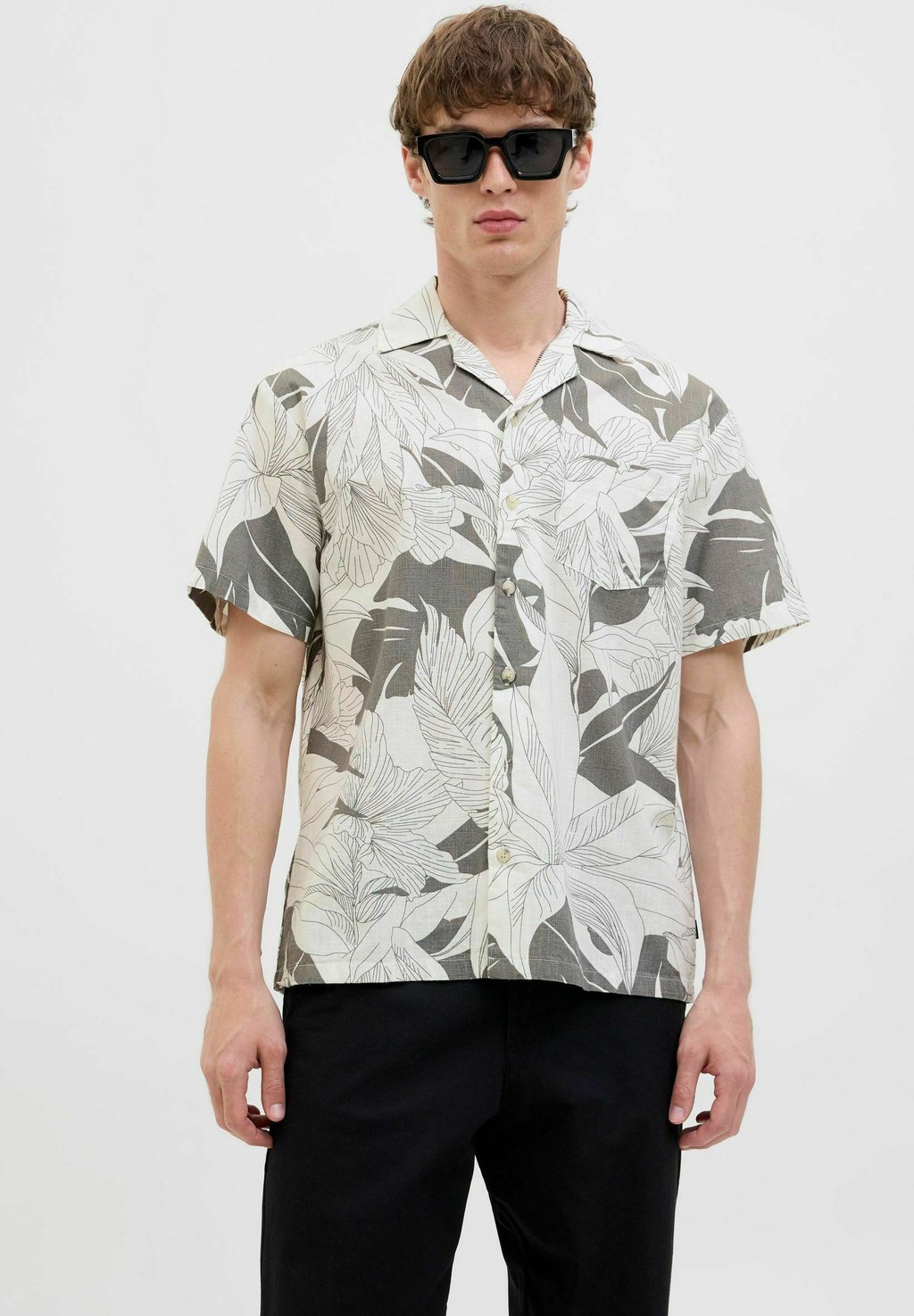 

Рубашка JPRBLUBAHAMAS PRINT RESORT Jack & Jones PREMIUM, серый