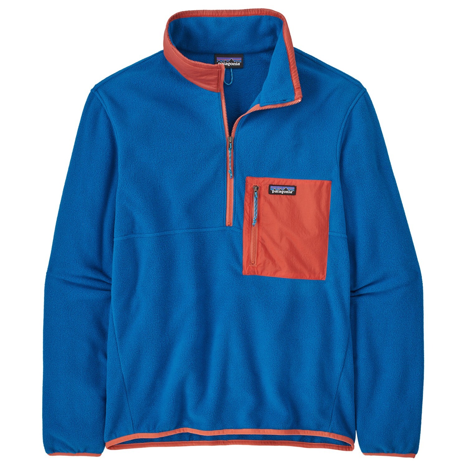 

Флисовый свитер Patagonia Microdini 1/2 Zip, цвет Endless Blue