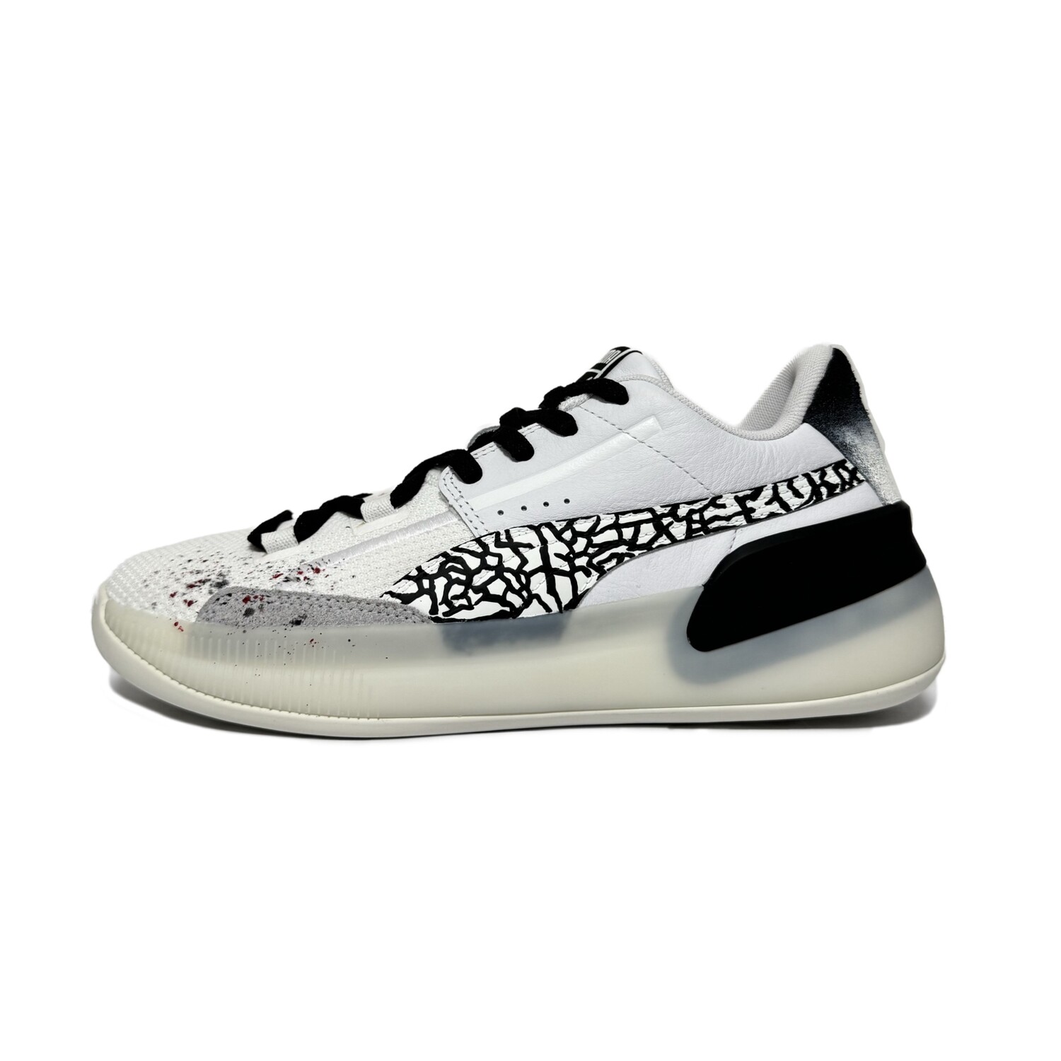

Баскетбольные кроссовки Clyde Hardwood Basketball Shoes Men Low-Top Black/White Puma