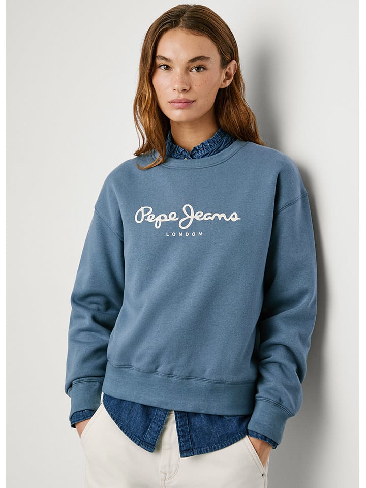 

Pepe Jeans Толстовка «Baddy» сине-серого цвета, Серый, Pepe Jeans Толстовка «Baddy» сине-серого цвета
