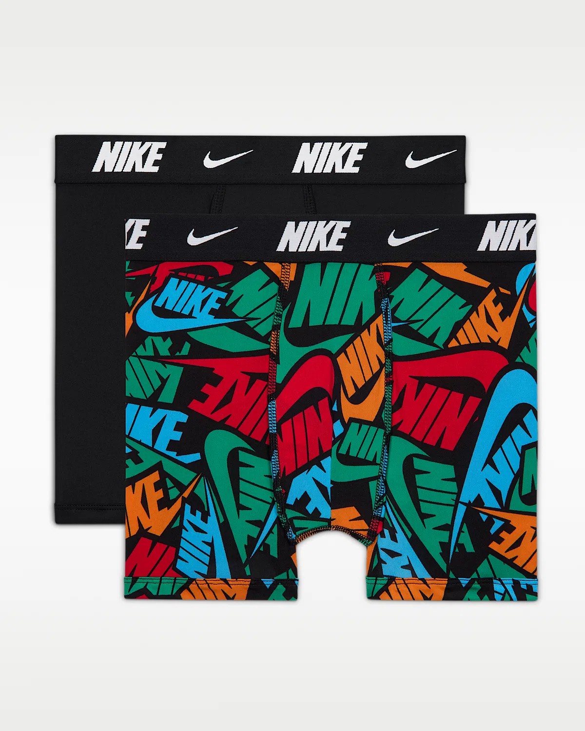 Большие детские боксеры Dri-FIT с принтом (2 шт.) Nike, University Blue