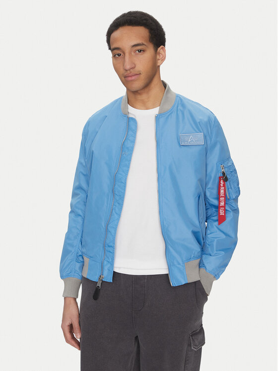 

Куртка-Бомбер стандартный крой MA-1 TTC Two Tone 126101 Alpha Industries, синий