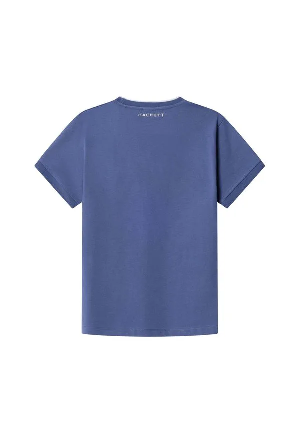 Базовая футболка с принтом Hackett London, Ozzy Blue — фото 2