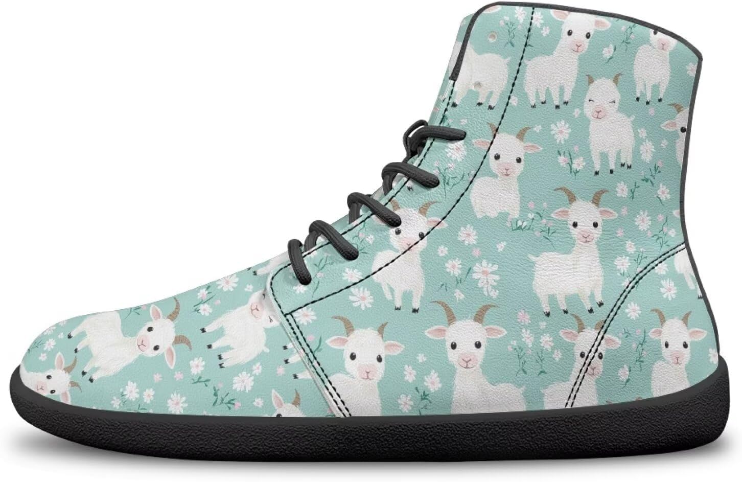 

Женские и мужские высокие кроссовки на босу ногу с шнуровкой, противоскользящие спортивные Hellhero, Goat