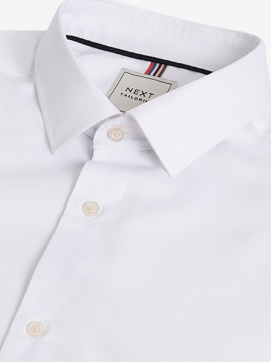 Повседневная рубашка Next Regular fit Button Up Shirt, цвет blue/white — фото 3