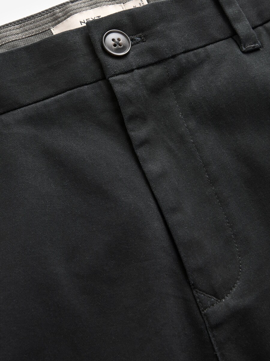Брюки чинос Next Skinny Chino Pants, черный — фото 3