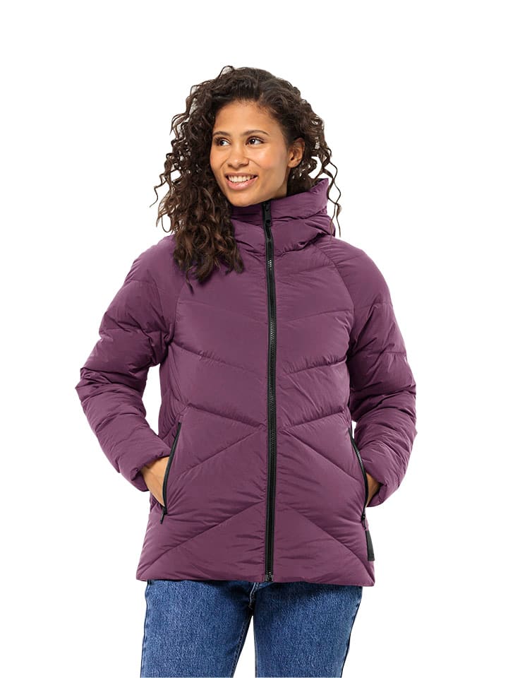 

Пуховик Jack Wolfskin Daunenjacke Marienplatz, фиолетовый