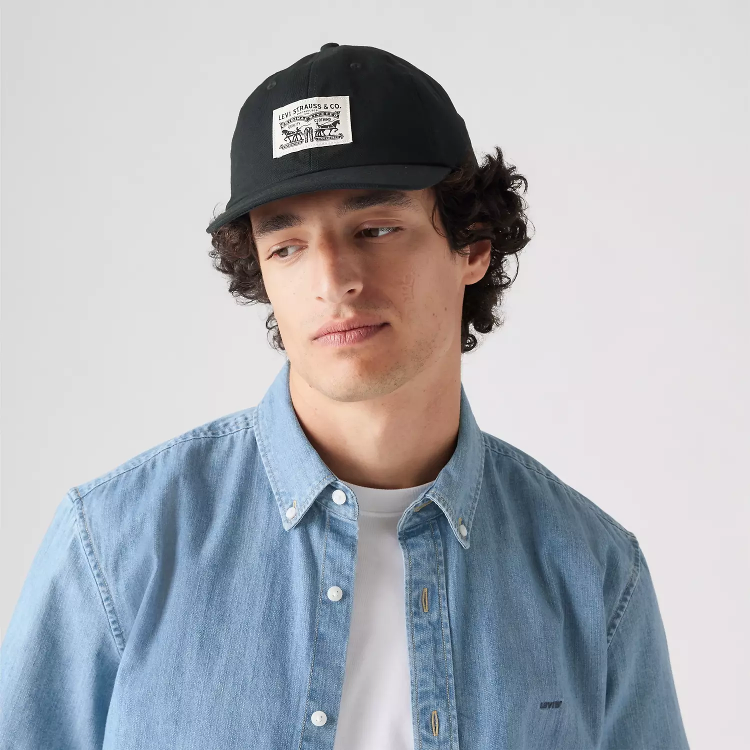 

Непринужденная кепка в стиле папы Levi's, черный
