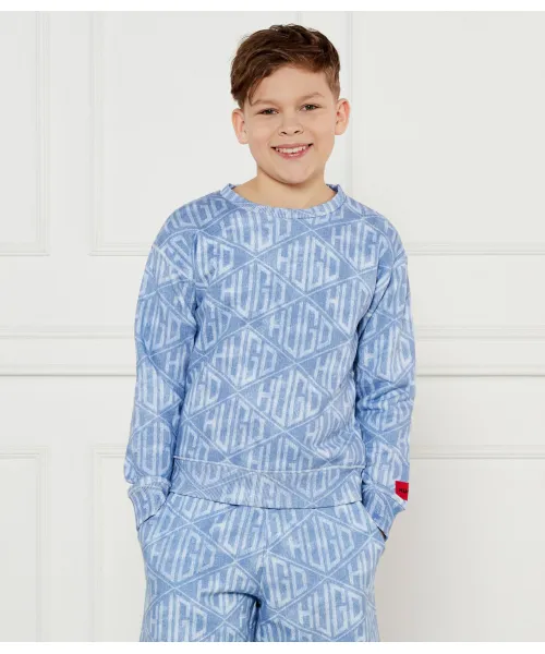 

Толстовка Regular fit Hugo Kids, синий