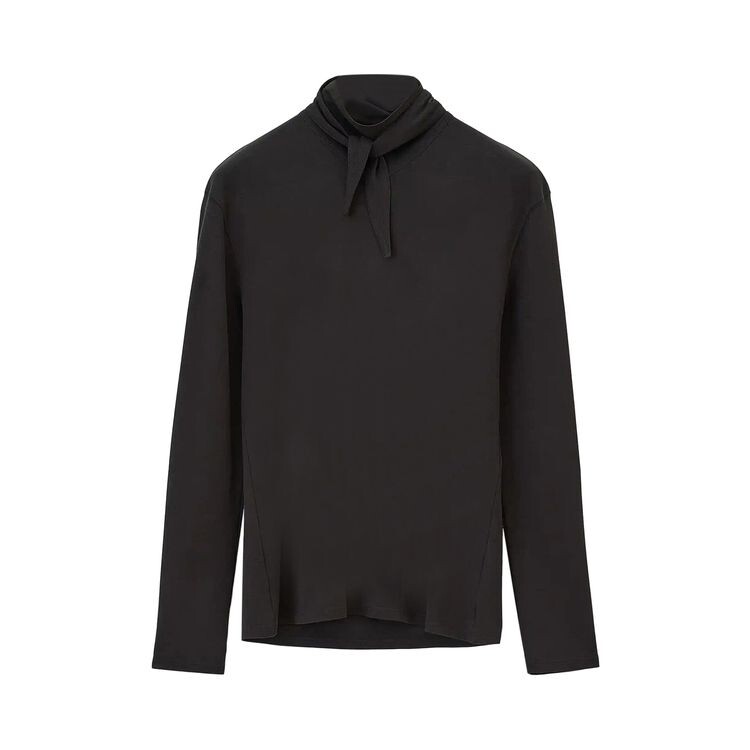 

Топ Lemaire Long-Sleeve Foulard Top Dark Espresso, коричневый