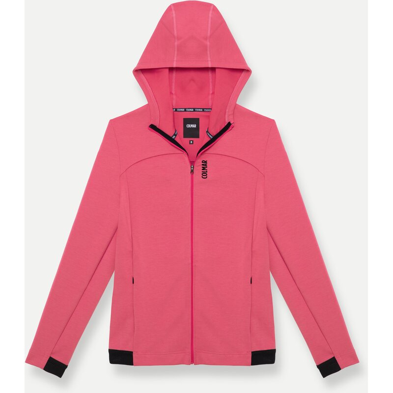 

Женская толстовка с капюшоном Colmar, цвет wild strawberry