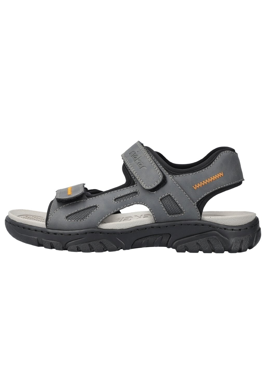 

Трекинговые сандалии Rieker, цвет lead anthracite black