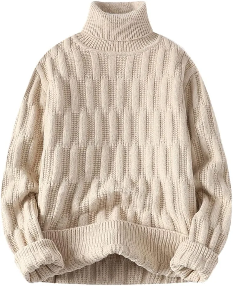 

Свитер водолазка Hamthuit мужской вязаный джерси