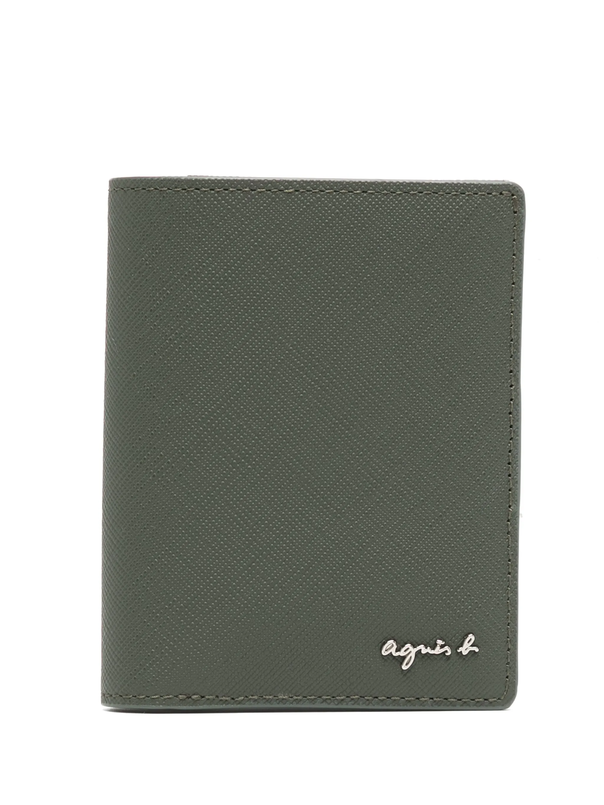 

Кошелек с логотипом Agnès B., зеленый
