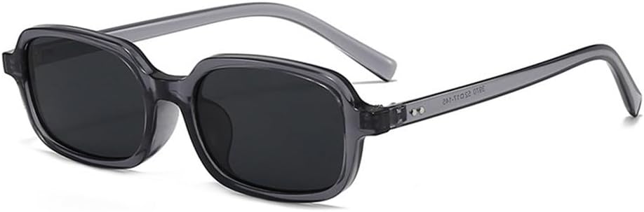 

Солнцезащитные очки UV400 с защитой от ультрафиолета — маленькие, конфетного цвета, с заклепками, прозрачная оправа, подходят для женщин и мужчин, для бега и занятий спортом на открытом воздухе UYPTK, Grey Grey