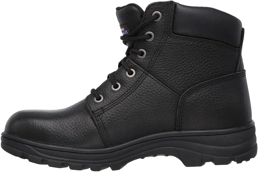 Рабочие защитные ботинки Skechers 77009 Workshire Relaxed Fit, коричневые — фото 3