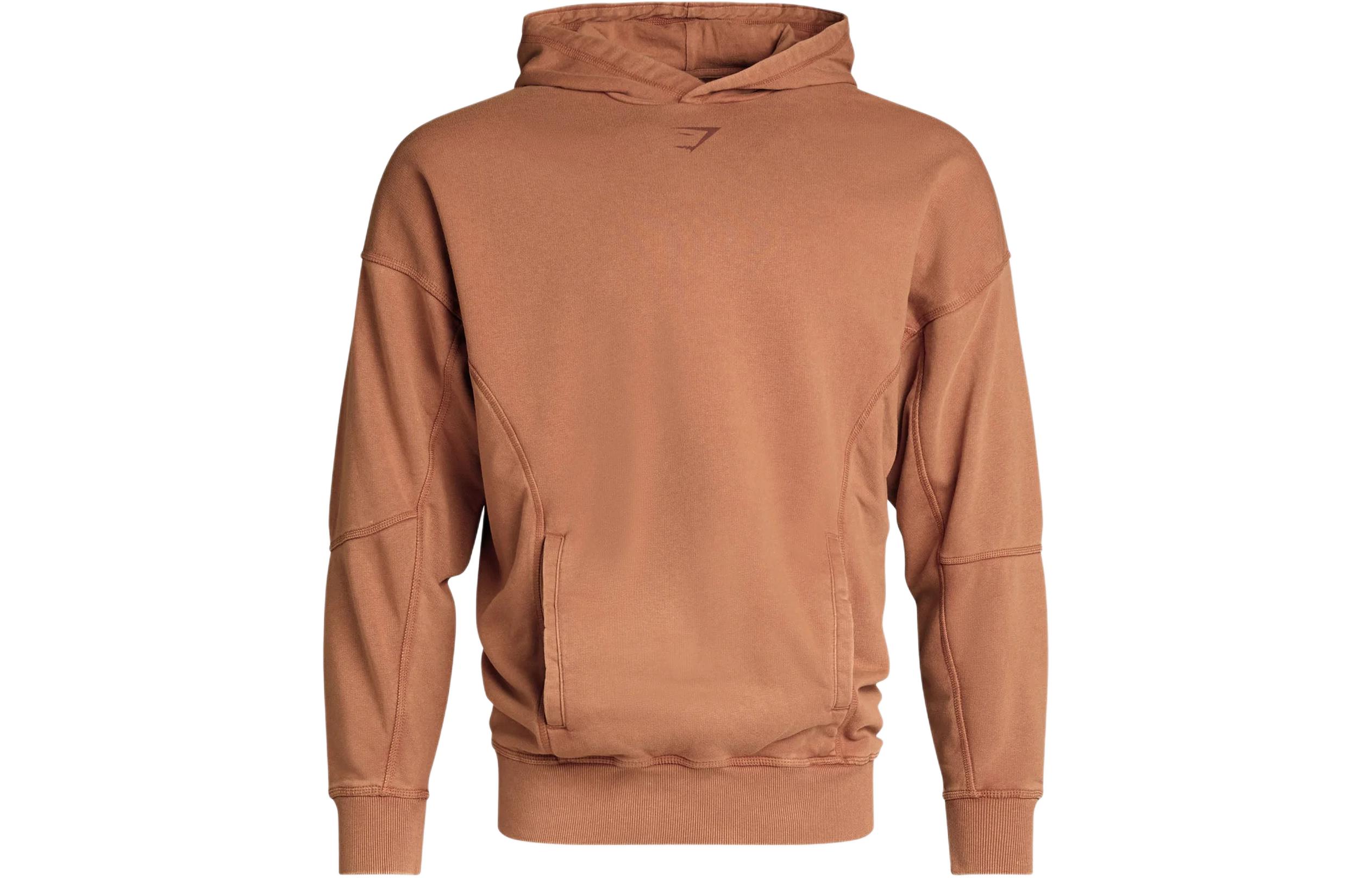 

GYMSHARK Толстовка Heritage для мужчин Canyon Brown, Коричневый, GYMSHARK Толстовка Heritage для мужчин Canyon Brown