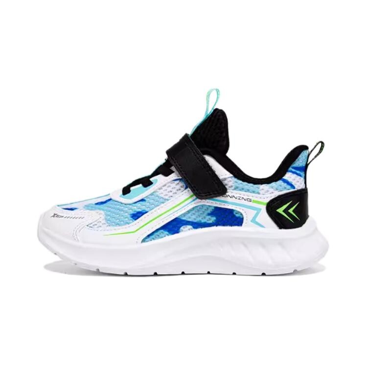

Детские кроссовки PS Low-top Черные/белые/синие Xtep, белый/черный
