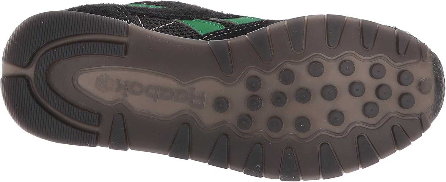 Классические кожаные кроссовки для взрослых, унисекс V1 Reebok, черный/красный/золотой — фото 4
