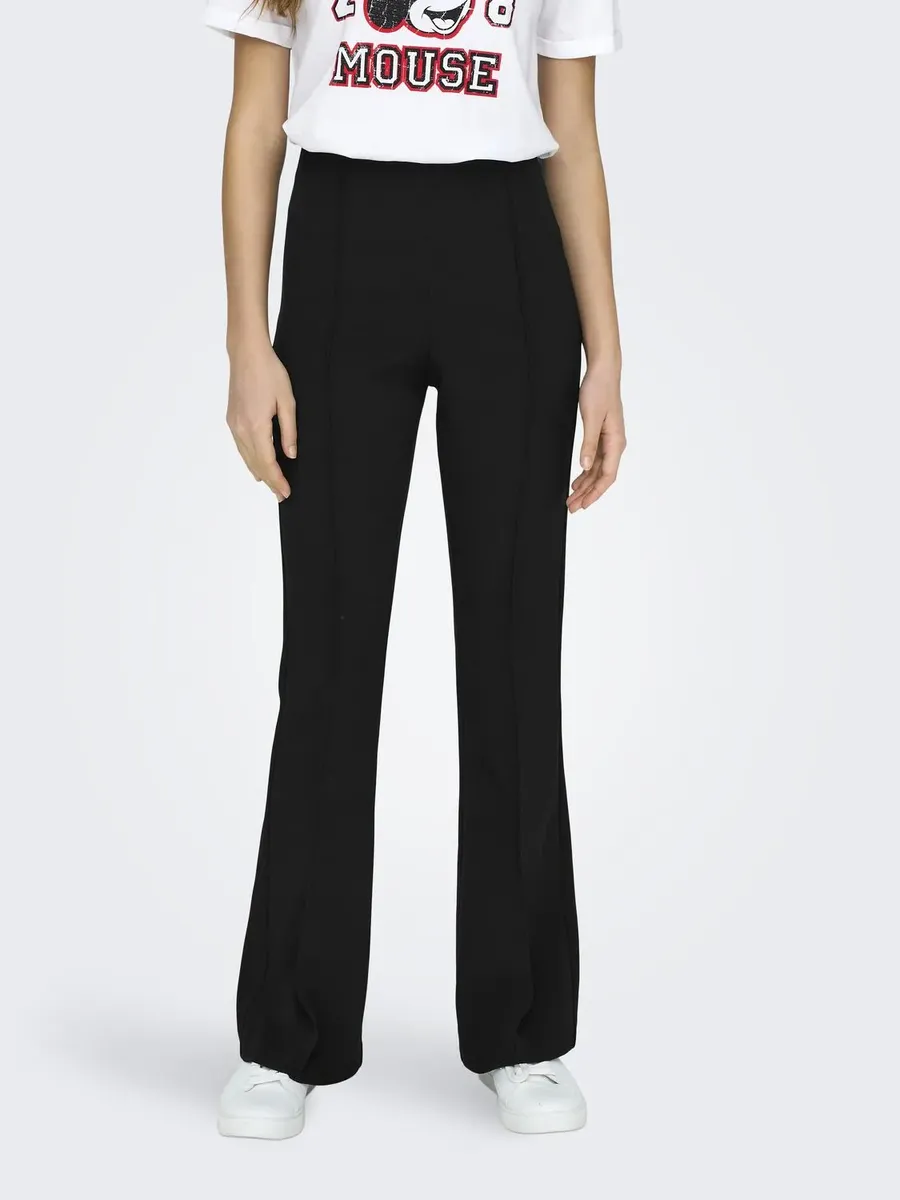 

Only трикотажные брюки "ONLASTRID LIFE HW FLA PIN PANT CC TLR RP", черный