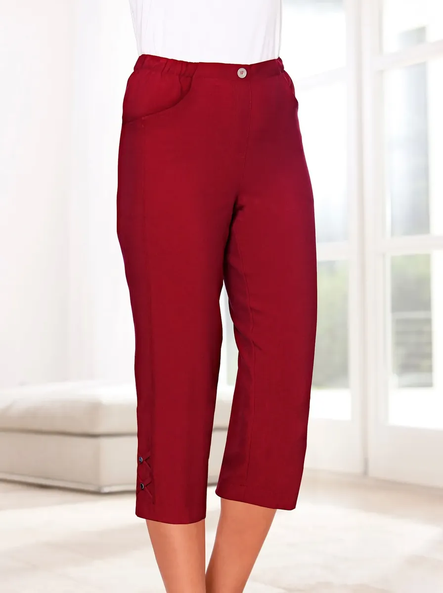 

Классические базовые капри Classic Basics, красный
