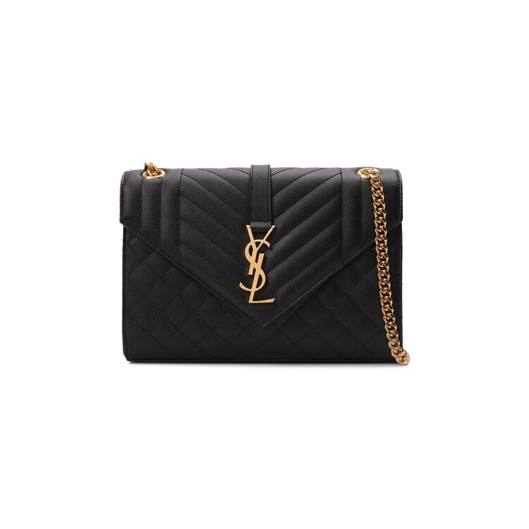 

Сумка через плечо Saint Laurent Monogram Medium Envelope Chain Bag, черный