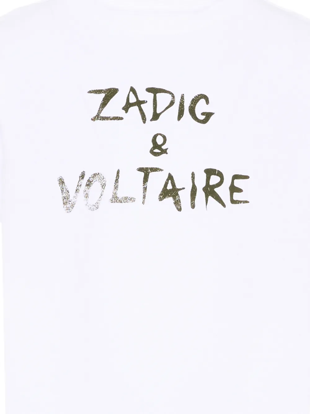 Футболка с коротким рукавом Zadig & Voltaire Kids, белый — фото 3