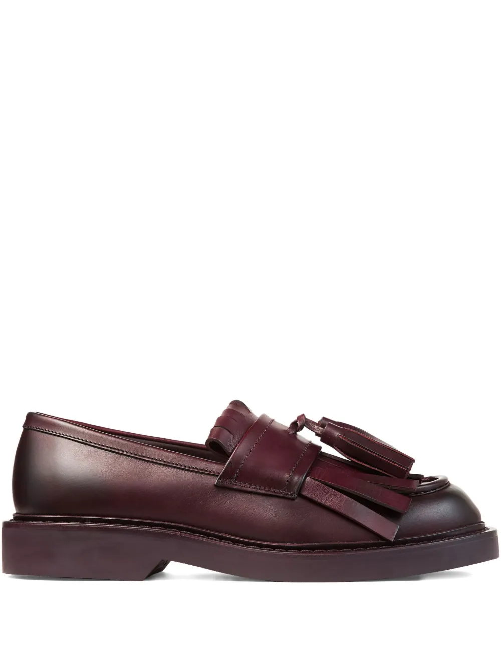 

Лоферы buff с бахромой JIMMY CHOO, красный