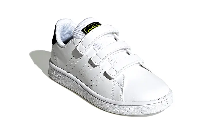 Детские кроссовки для скейтбординга ADVANTAGE PS Low-top белые/черные Adidas Neo — фото 3