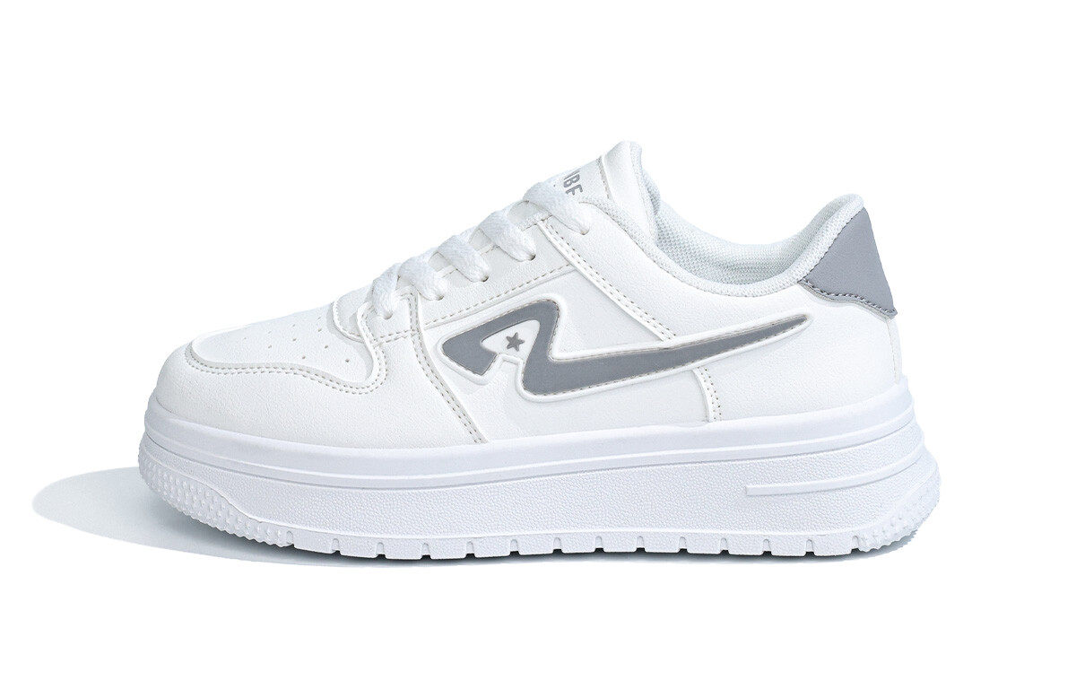 

Кроссовки RENBEN Skateboarding Shoes Women's Low-top, белый/черный