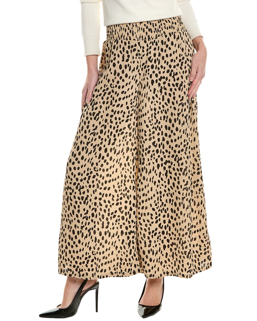 

Укороченные брюки Vince Camuto Wide Leg, коричневый